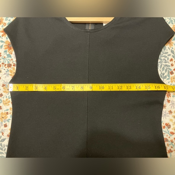 NWT! Anthropology-Maeve Black Sheath Mini Dress Cap Sleeve Crew Neck - Picture 9 of 10